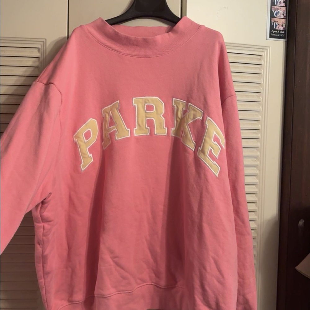 Pink and yellow Parke summerland Mockneck